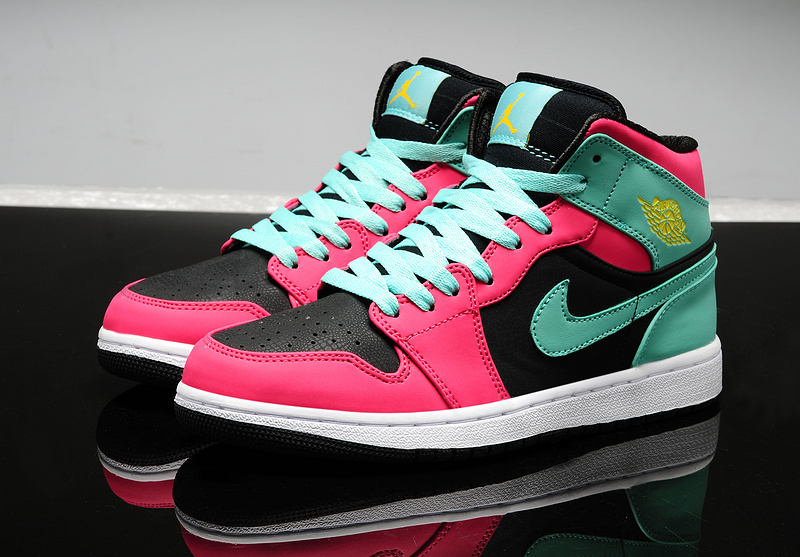 Air Jordan Women Shoes Black/Red/Springgreen Online